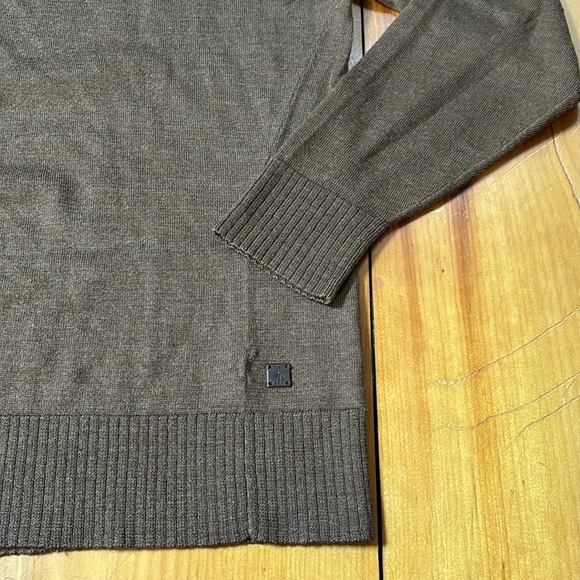 SMARTWOOL Men's L Fox Brown Marl Sparwood Crew Sweater Merino Wool Blend - Picture 4 of 9